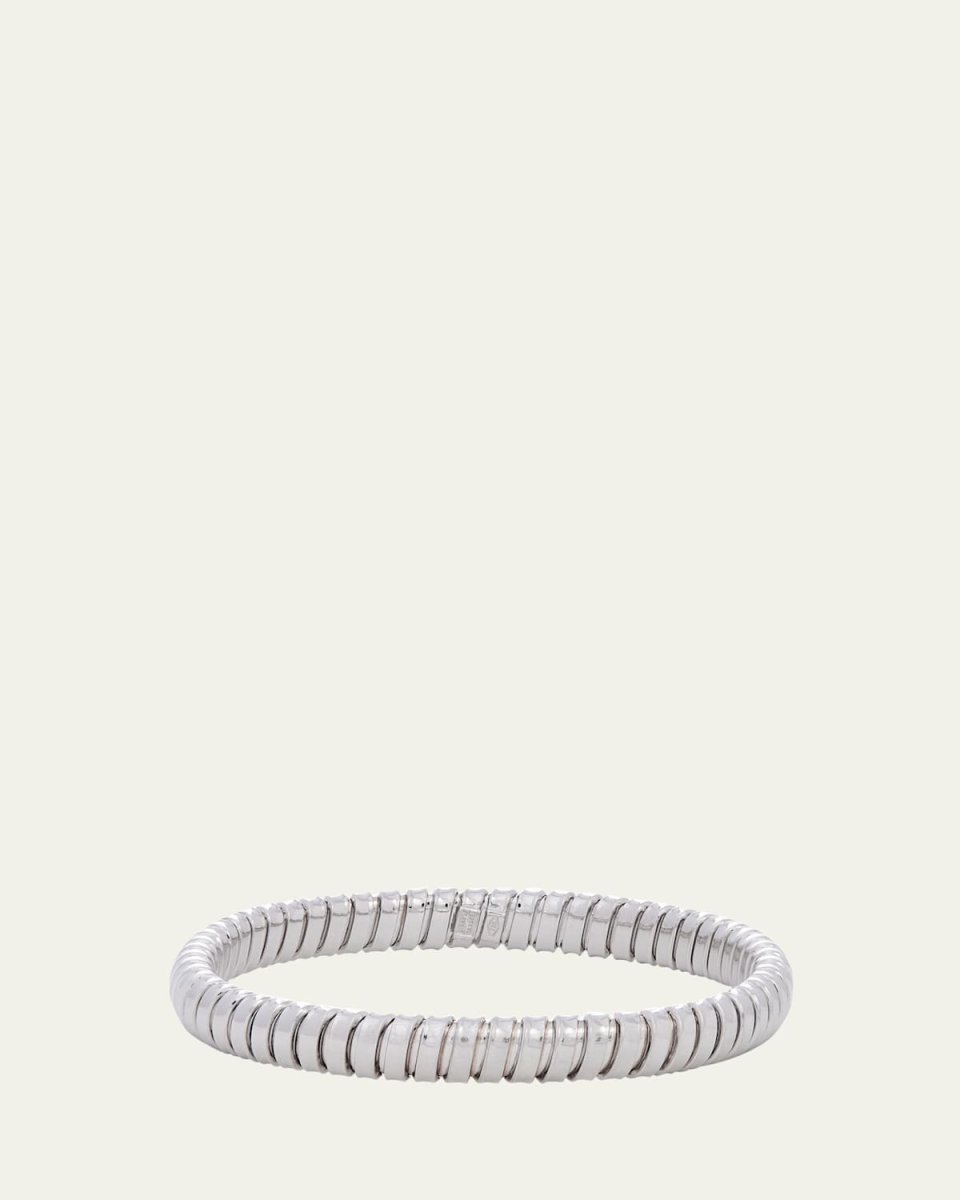 18K White Gold 75th Anniversary Rolling Bracelet, 7.5mm,